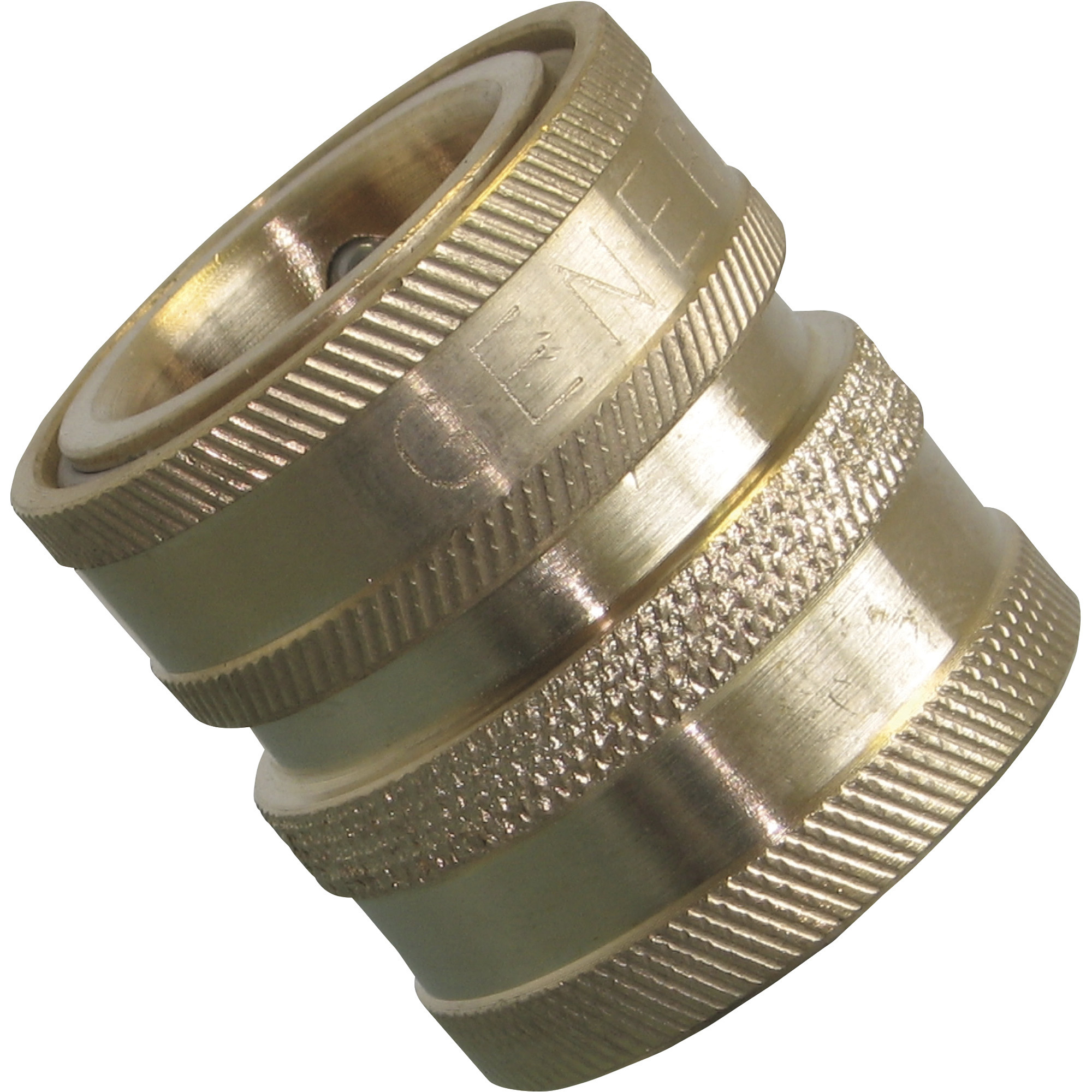 NorthStar Garden Hose Quick Coupler, 3/4in. GH-F, 200 PSI, Brass